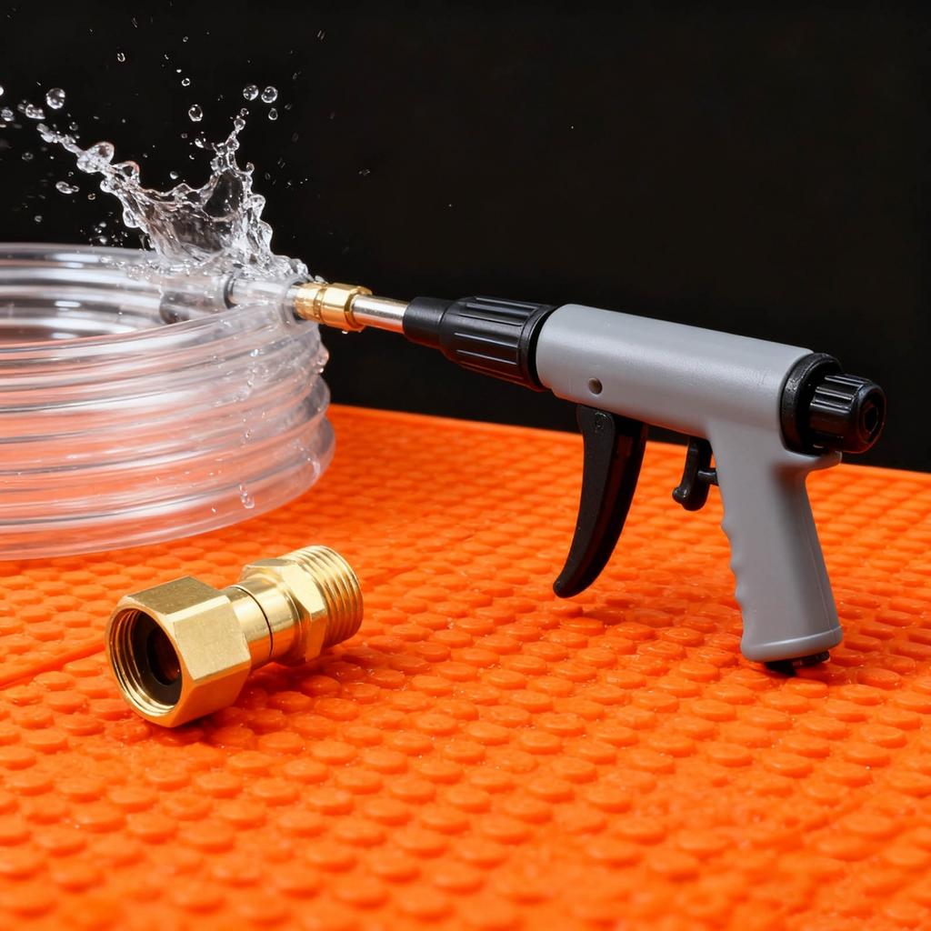 1Pc M22 15mm Copper Swivel Fitting for High Pressure Washer Hose Connection