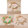 Bracciale Corona di Fiori Estiva da Spiaggia per Donna con Accenti di Conchiglie per la Vacanza