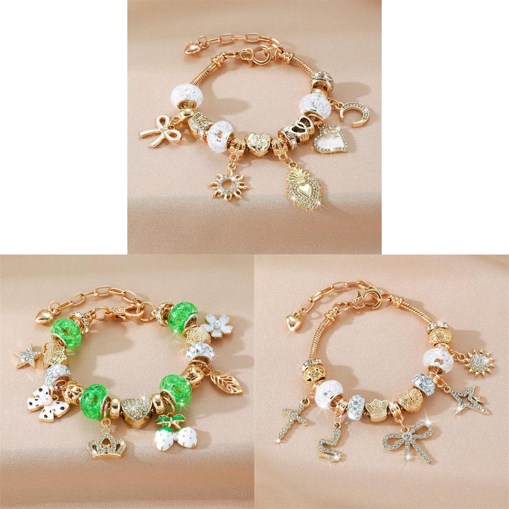 Bracciale Corona di Fiori Estiva da Spiaggia per Donna con Accenti di Conchiglie per la Vacanza