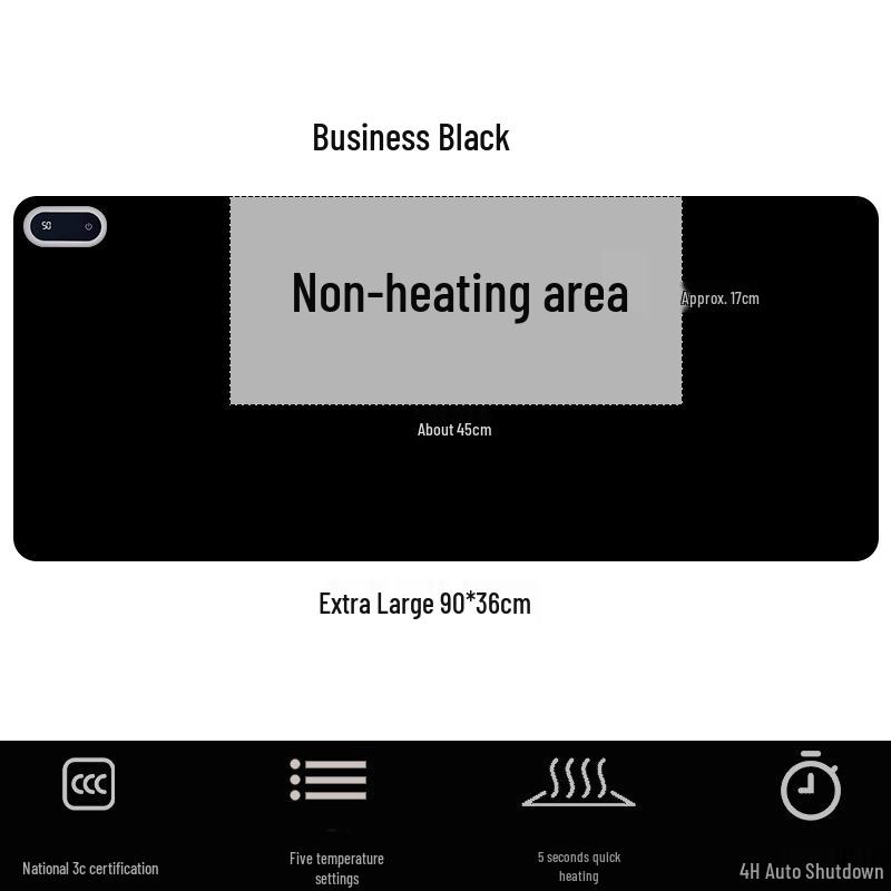 Smart Waterproof Zoned Heated Desk Pad