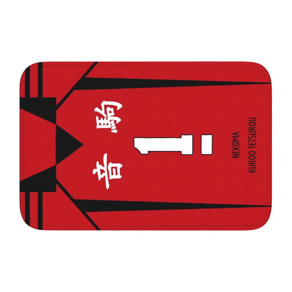 Haikyu Yu Nishinoya Doormat Anti-Slip Bath Kitchen Welcome Mat Toilet Door Floor Entrance Carpet Rug Footpad