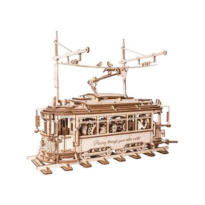 ROBOTIME ROKR Classic City Tram 3D Wooden Puzzle LK801