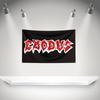 E-Exoduss Flag Rock Music Band Banner HD Printing Tapestry Exhibition, Music Band Fans, Garage Decor