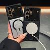 For Magsafe Hidden Glass Lens Holder Matte Case For Samsung S26 S25 S24 S23 Ultra Plus FE A57 A56 A37 A36 A17 A16 A07 A06 Cover