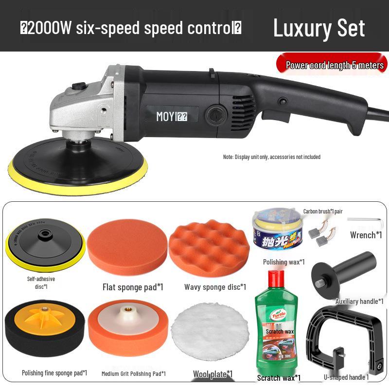 Electric Car Polisher Scratch Repair & Waxing Machine with Speed Control