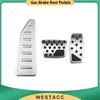 Aluminum Alloy Car Pedals Gas Brake Rest Pedal Cover Protector Parts for Jeep Renegade 2014 -  LHD Interior