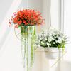 10 Bundles Artificial Flowers UV Resistant Faux Outdoor Plastic Greenery Shrubs Plants Home Garden Decor
