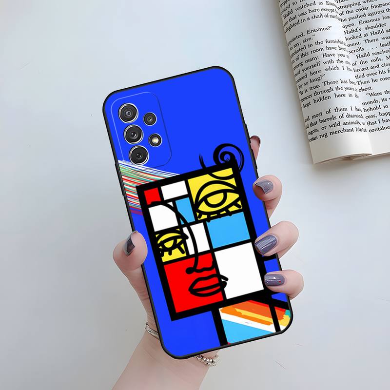 Picasso Abstract Art Phone Case Funda For Samsung A21 A01 A02 A6s A10 A10s A11 A12 A20E A20C A21s A22 A33 A7 A8 Cover