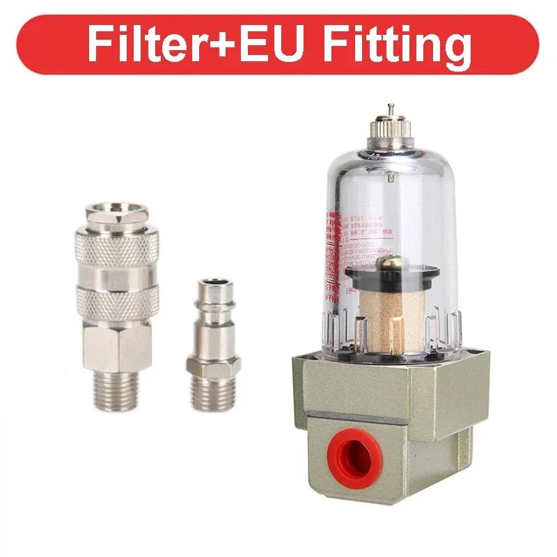 Air Pump AF2000-02 1/4 Compressor Filter Pneumatic Universal Oil Catch Tank Can Out Impurities Water Separator Compressed