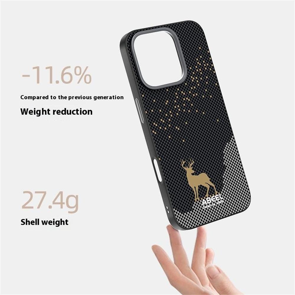 ABEEL For iPhone 16 Pro Max Case Compatible with MagSafe Ultra Slim PC TPU Phone Back Cover