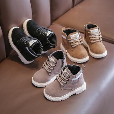 Jesienne pojedyncze buty Dziecięce buty Casual Wiosna Antypoślizgowe botki Chłopięce i dziewczęce Buty Moda PU skórzane miękkie obuwie