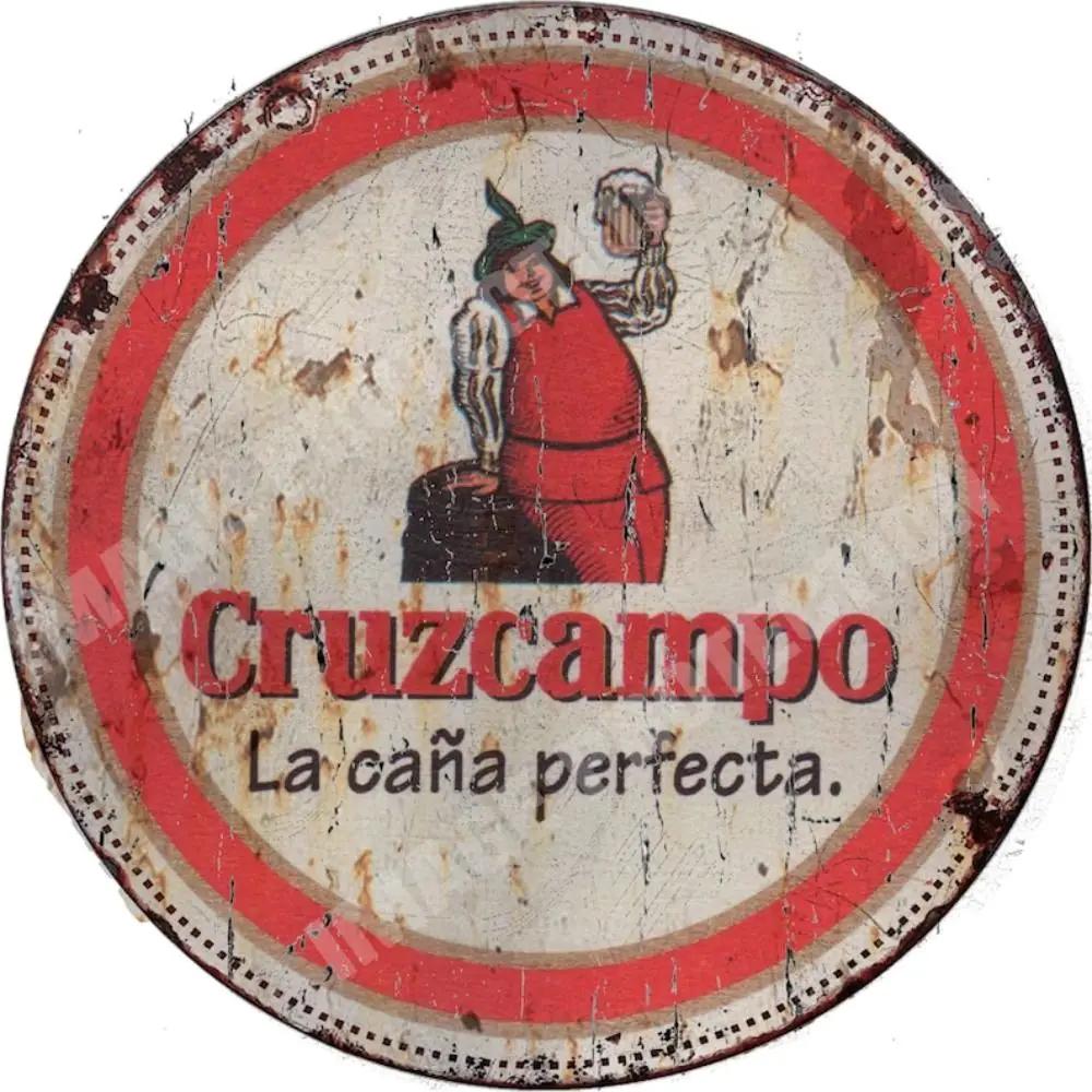 Vintage Havana Style Cigar Girl Round Metal Sign Retro Bar Man CaFlat D Metal Sign Hanging Decorative Accessories