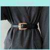 Stylish Black Waist Belt For Women Summer Fashion Versatile Cinching Accessory