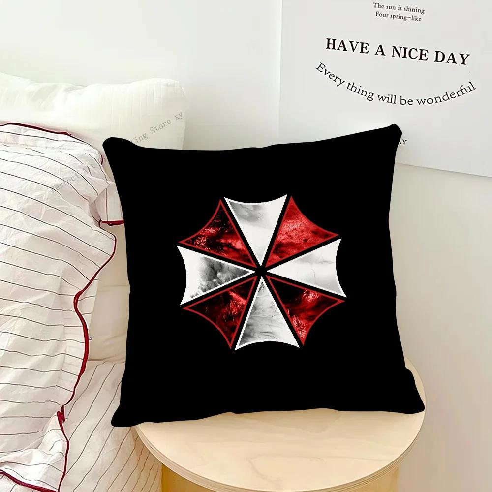 Resident Evil 4 Game Pillow Case Fashion Square Pillowcase Bedroom Sofa Room Ins Decoration Leisure Cushion Cover 40x40