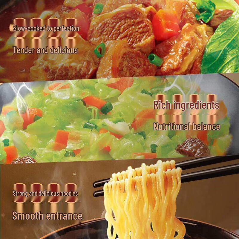 Master Kong Klassische Geschmorte Rindfleisch Instant-Nudeln
