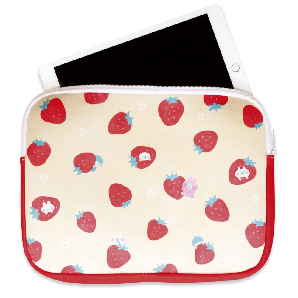 

Kanahei s Small Animals Pisuke & Usagi PC Case, Laptop Bag, Tablet Case, Sleeve, Multi-case, 12-inch (Strawberry (Orange))