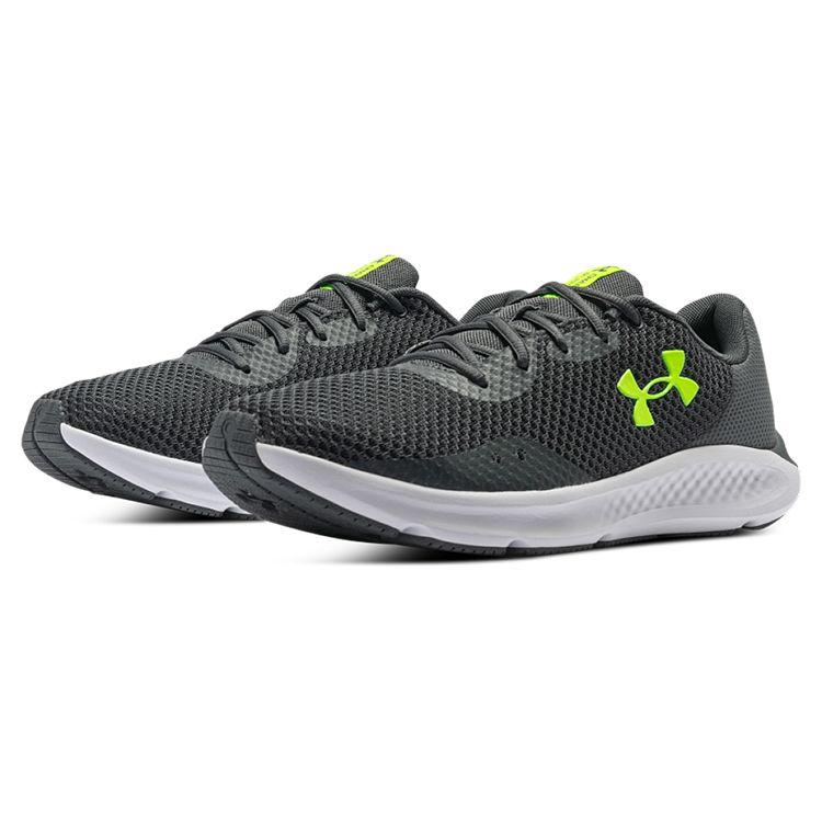 Under Armour Charged Pursuit 3 Low Running Shoes Men Sneakers Gray 3025846-100