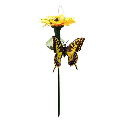 Colibris Solaires Flottants Apparence Réaliste Facile à Installer Colibris Volants Dansants Piquet de Jardin Décoration de Patio