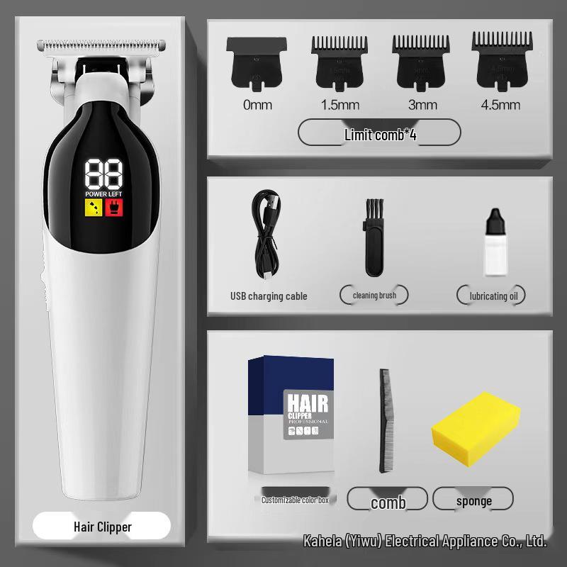 Pro Home Electric Hair Trimmer: Barber-Grade Clipper & Shaver