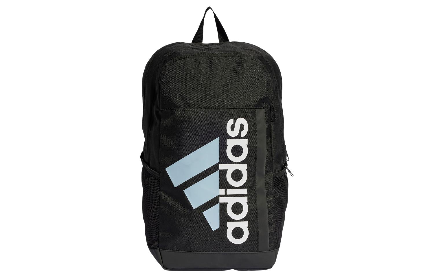 

Adidas Recycled Material Backpack Regular Unisex Black & Light Blue & White IL5820