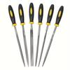 Ensemble de limes aiguilles premium - Limes en acier à haute teneur en carbone avec manches ergonomiques antidérapants pour un limage précis sur bois, plastique, modèle