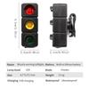 Waterproof LED Cycling Rear Lamp Foldable Emergency Warning Lights Bike Taillights  Outdoor