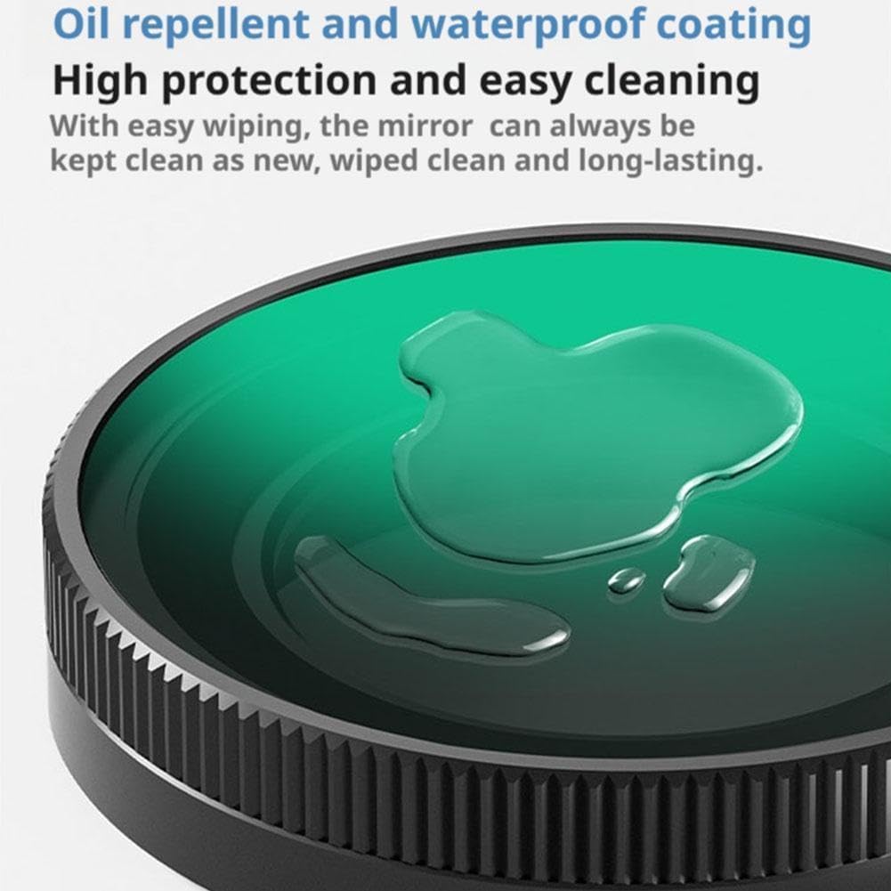 CPL Polarizing Filter for Dash Cam Reflected Light Eliminating Glare with Silicone Anti-Slip Strip, Waterproof, Anti-Glare, Polarizing Filter