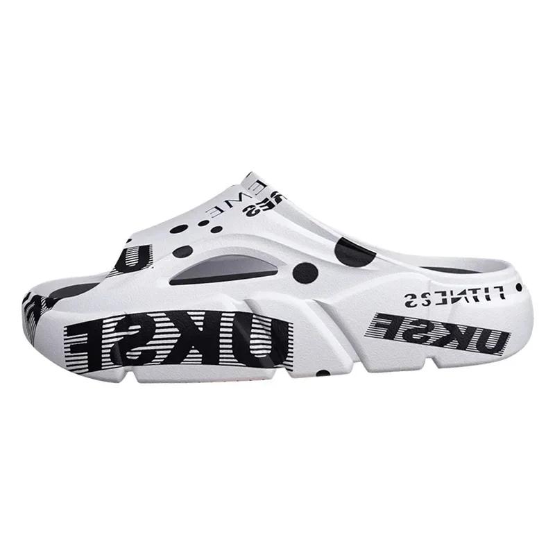 Sommer Herre Tøfler 2024 Nye Strand Tykksålede Plattform Slides Sandaler Hus Dusj Bad Fritid Sklisikre Herre Tøfler
