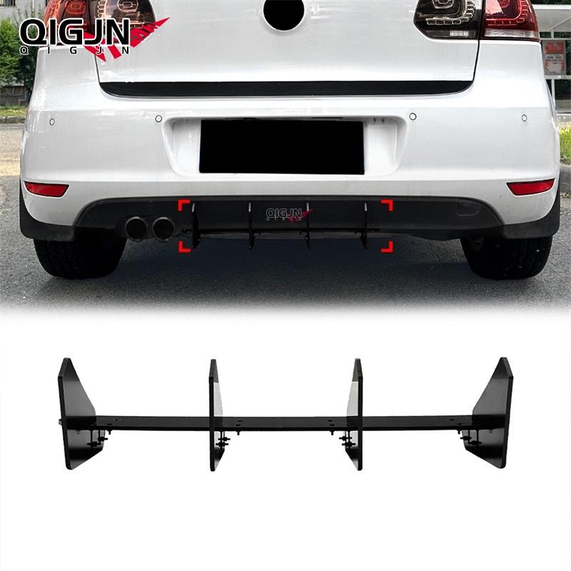 Suitable fo VW Golf 6 Golf MK6 Standard Rear Lip Rear Lip Spoiler Rear Blade Wind Blade Rear Spoiler Rear Diffuser Glossy Black