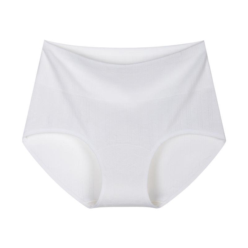 Women S High Waisted Cotton Triangle Underwear Antibacterial Breathable