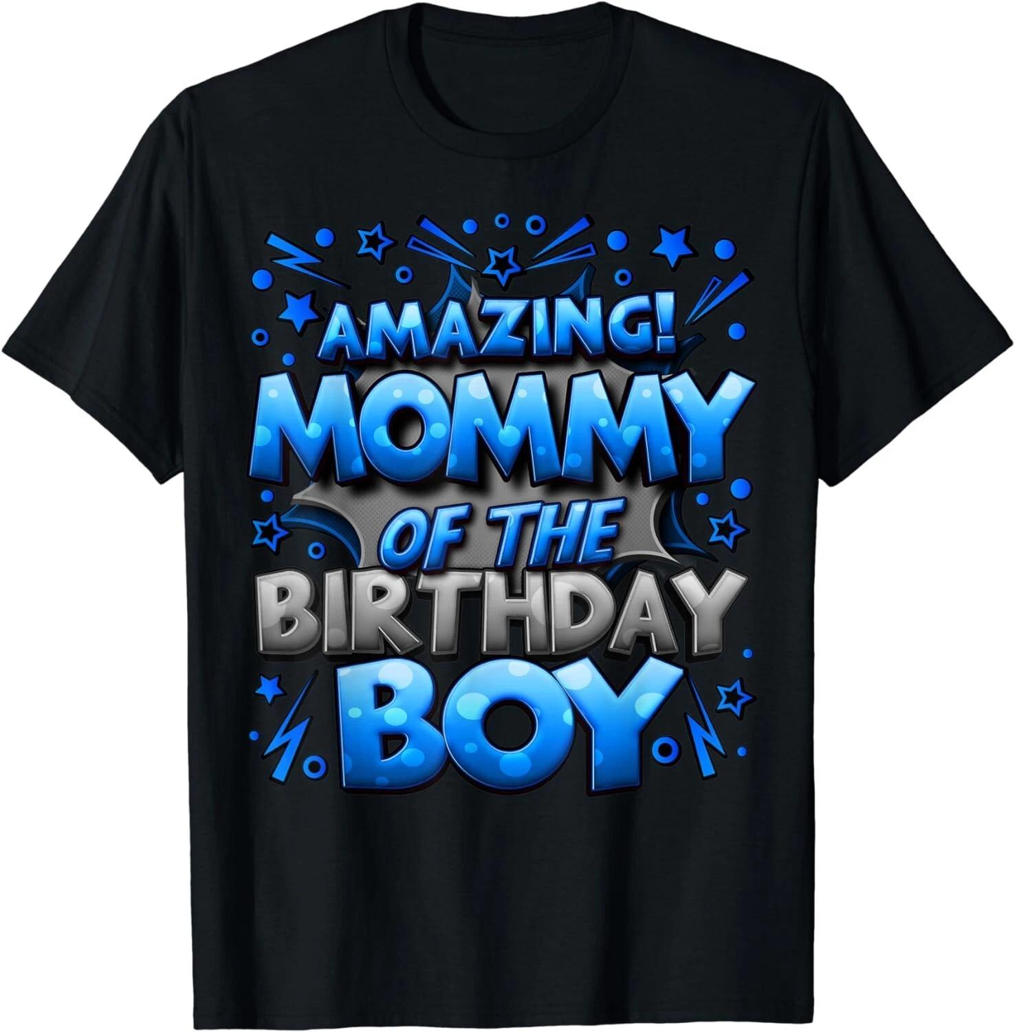 Mommy of the Birthday Boy Matching Family Mommy Gift Unisex T-Shirt L