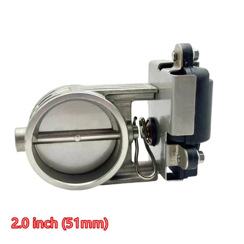 1pcs Universal Car Accessories Electric Car Exhaust Valve Available 51, 60, 63, 70, 76MM Exhaust Catback Downpipe