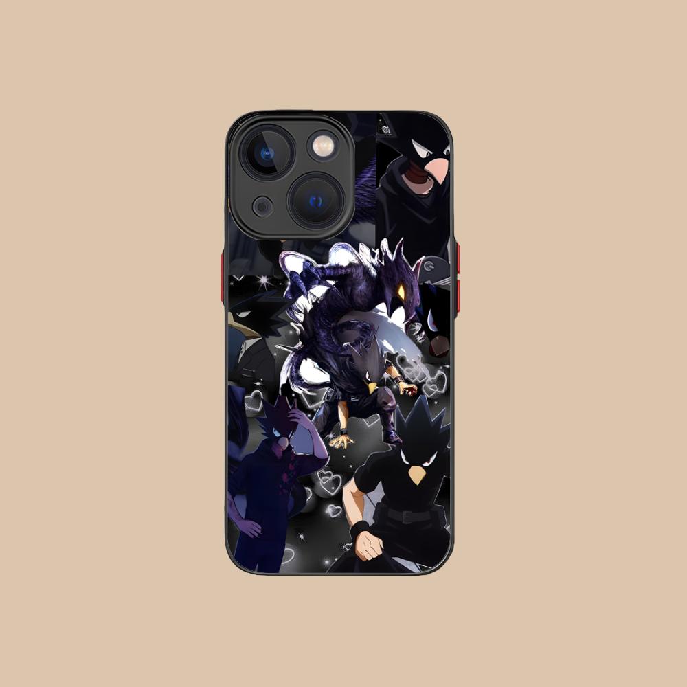 MHA Tokoyami Mobile Phone Case for iPhone 17 16 15 14 13 12 11 X XR XS 8 7 Air Pro Max Plus Mini Colorful Silicone Cover Cover