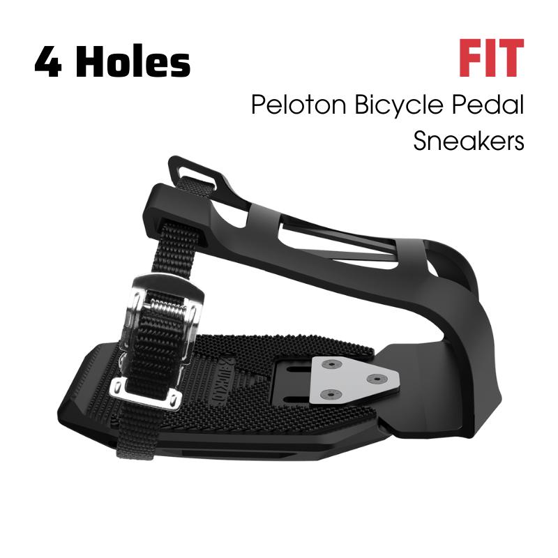 BUCKLOS Bicycle Pedal Toe Cage Spinning Bike Trainer Cycling Pedal Platform Clamp Cage Adjustable Bicycle Toe Clips Accessories