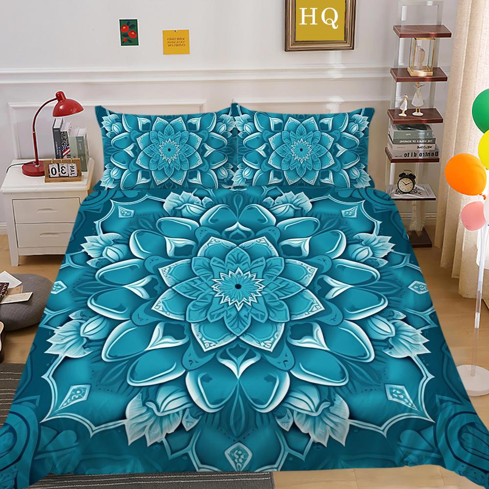 Comforter Cover Set 3D Paisley Printing High Quality Children Home Bedclothes Full Size Quilt Cover Set