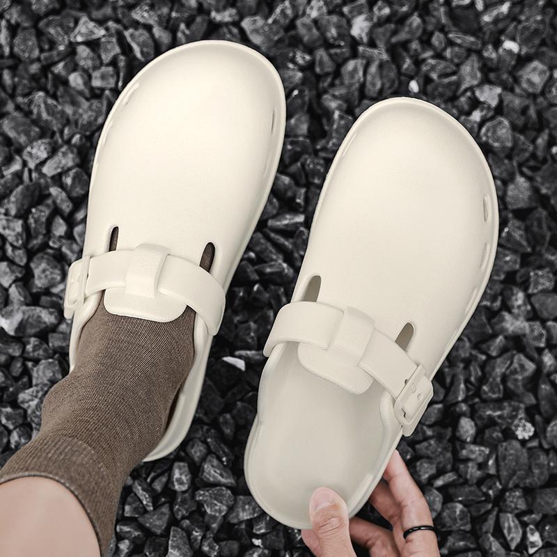 Fashion Original Men Clogs Slippers Comfort Mules Sandals Summer EVA Waterproof Non-slip Chef Shoes Workers Outdoor Fishing Shoes