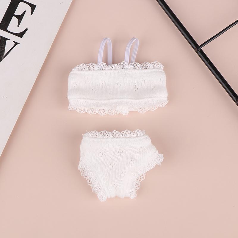 1/6 30CM Lace Underwear Bra Briefs Pajamas Set Dolls Pretend Play Doll Clothes Suit Kid's Doll Decoration Accessories