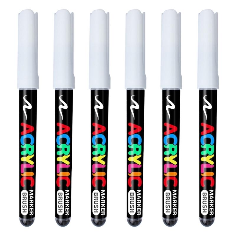 Fast Drying Highlighter Marker Pen Plastic Body Smooth Flow Tip Ideal For Artists And Craft Projects