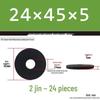 Blackened Thickened Metal Flat Washer Spacer, Round, M3-M42