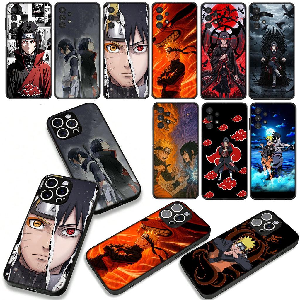 Sasuke Uchiha Itachi Naruto Case for Motorola Moto G54 G05 G24 G45 G55 G75 G85 G15 G57 G86 Power Edge 50 30 Ultra Fusion neo Pro