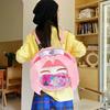 Haruno Sakura Uzumaki Naruto Cartoon Pattern Plush Backpack Cute Student Bag