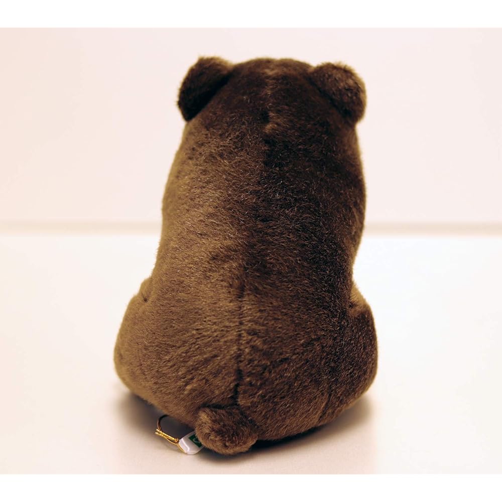 Yoshitoku Riku's Friends Brown Bear Plush Toy 30cm Soft Stuffed Animal