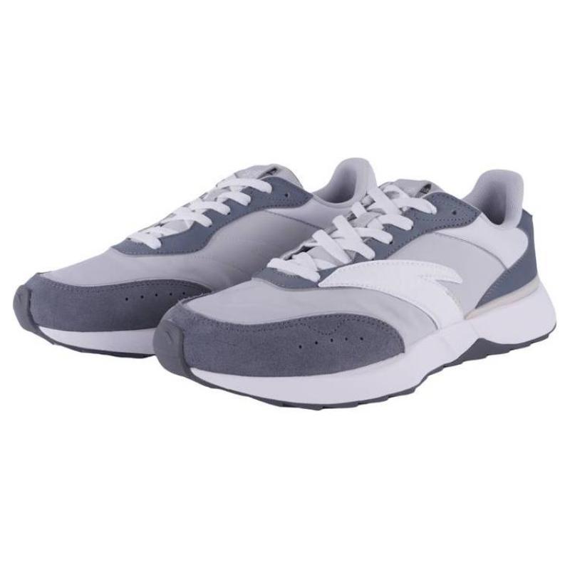 Anta HERITAGE 70 Anti-Slip Wear-Resistant Low-Top Casual Shoes Men's Gray White Sneakers 112338879-2