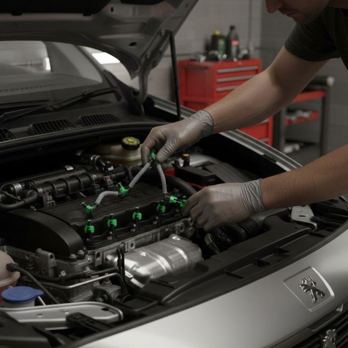 Tuyau de retour de fuite d’injecteur de carburant – Compatible Peugeot et Citroën – Référence OEM 1574JK &amp; 9676245280