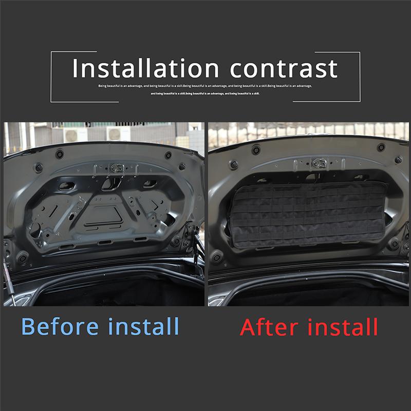 Tailgate Door Storage Bag Multifunctional Tool Pocket Parts Organizer Accessories Fit for Mazda MX-5/Fiat 124/Abarth 124 2016+