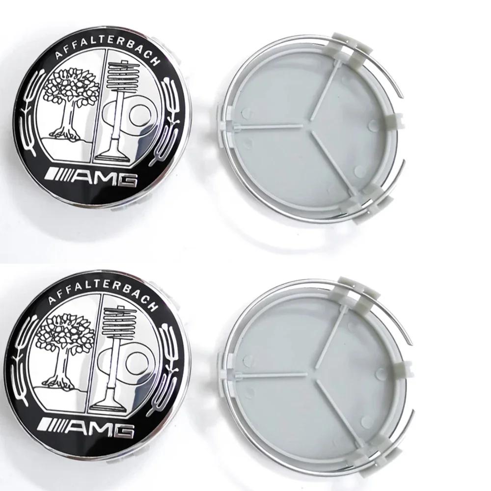 

Car Sticker New 2026 For Benz AMG Cover For AMG Hubcap Mercedes Wheel Center Cap 4pcs Silver AFFALTERBACH AMG Hub Cap For Merced