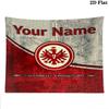Eintracht Frankfurt Custom Name Wall Tapestry Aesthetic Wall Hanging Printed Fabric Blanket Decorative Tapestries for Bedroom Living Room Home Decor