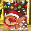 Christmas Theme Printed Blanket - Perfect for Couch, Bed, Travel & Outdoor Use | Machine Washable, Cozy & Durable.