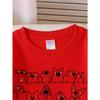 European Sizes Girls' Soft Crewneck Sweatshirt with Cute Dogs Cartoon Pattern, Casual All-Match for Fall Winter, Ideal Present.