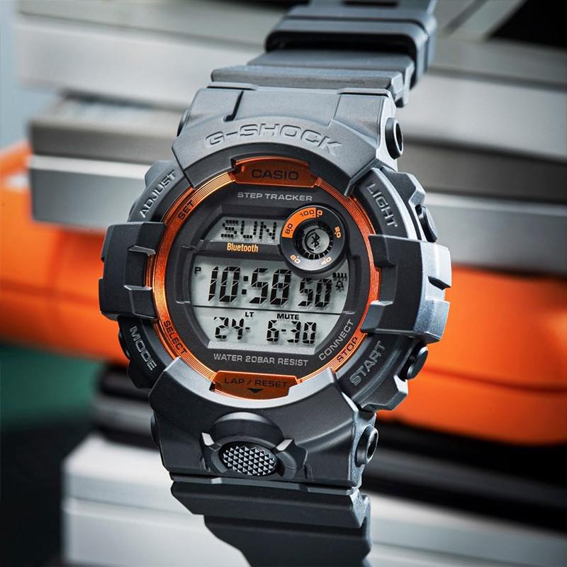 CASIO Men G-SQUAD Series Gray Watch GBD-800SF-1 GBD-800SF-1
